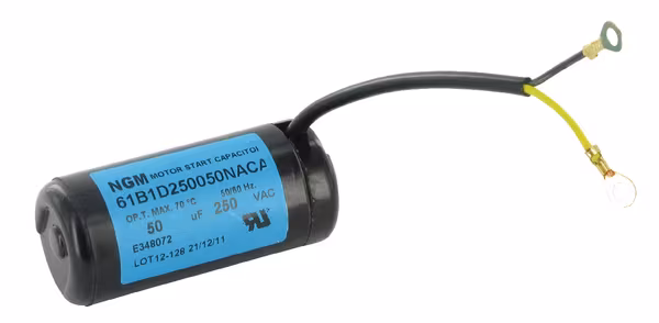 Condensateur dém. 50µF/250V · réf. EM950250V
