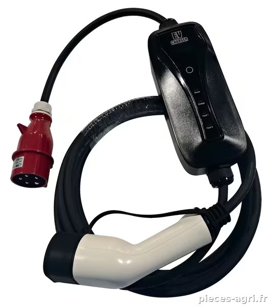 Câble de charge EV, type 2, prise CEE, 22 kW, 32A, 5m · réf. EVC221345