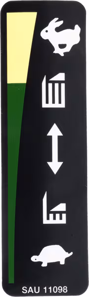 Étiquette de contrôle Vario · réf. SAU11098