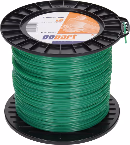 Fil de coupe Ø 3mm 180m rond vert gopart · réf. NL30180RVGP