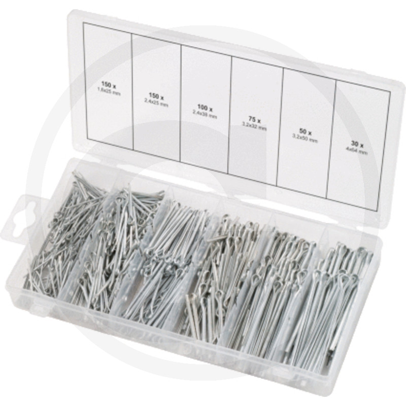 KS Tools Set goupilles fendues DIN94, 555 pièces · réf. 7889700080