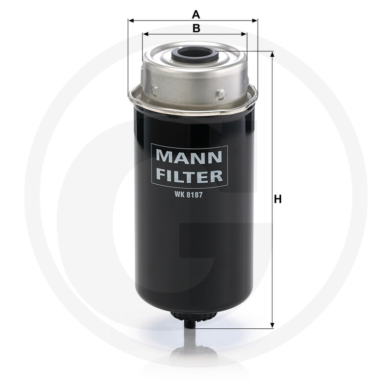 MANN FILTER Filtre à carburant · réf. 565WK8187