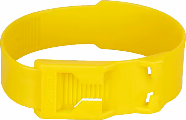 Bracelet plastique jaune · réf. VV8140