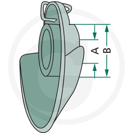 CBM Sphère d'attelage à oreille · réf. 712C635