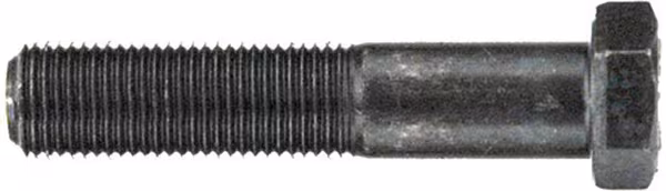 Boulon hexagonal partiellement fileté 3/8 x 2 UNF noir · réf. 931382UNFBP001