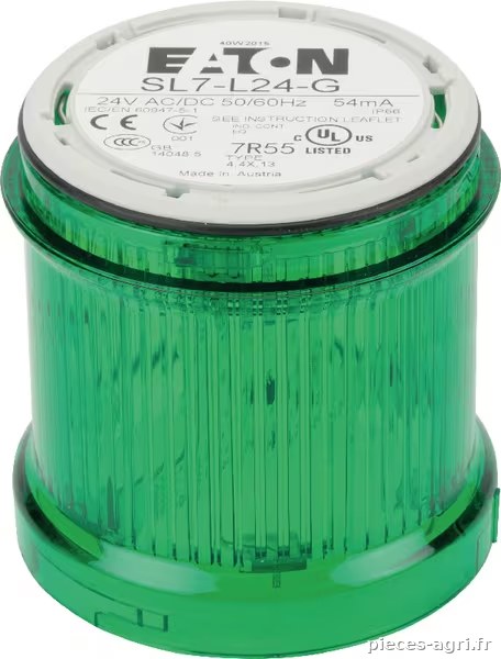 Colonne de signal. + LED verte · réf. SL7L24G