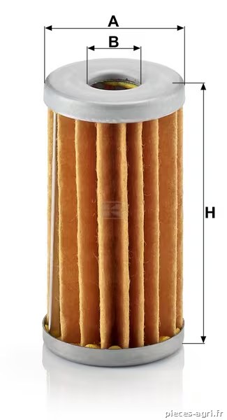 Filtre à huile vue 3