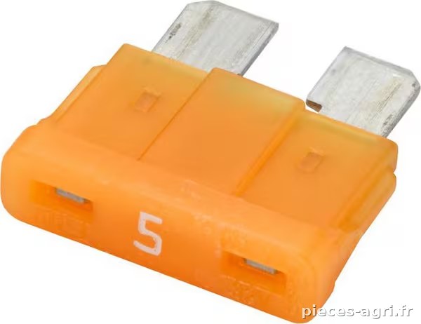 Fusible lame standard 12V 5A longueur 18,8mm beige pack 10x Hella · réf. 8JS711683072
