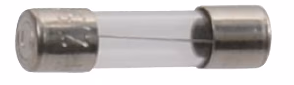 Fusible verre 2,5A longueur 20mm Siba · réf. ZEK52002500