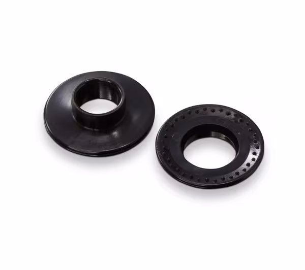 Oeillets clips Ø 12 mm plastique noir  · réf. PL11527