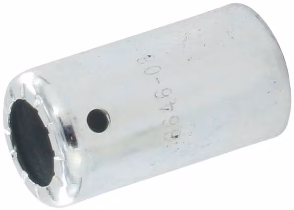 Jupe pour tuyau de climatisation Ø18x35mm DN12 acier / zingué / blanc passivé · réf. KL070705
