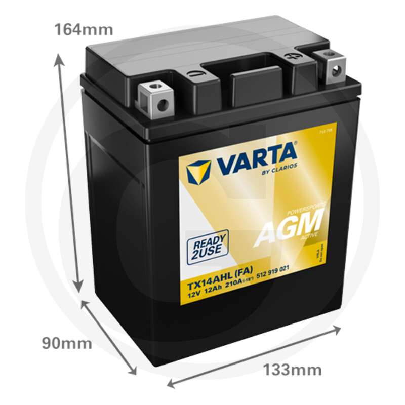 Varta Powersports AGM · réf. 19669662