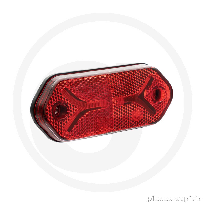ASPÖCK Feu de position Flatpoint IV rouge AMP vue 3