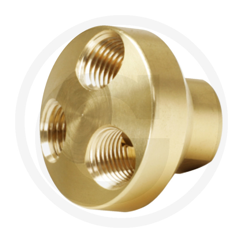 KS Tools 1/4" Répartiteur pneumatique à 3 sorties, laiton, 41mm vue 2