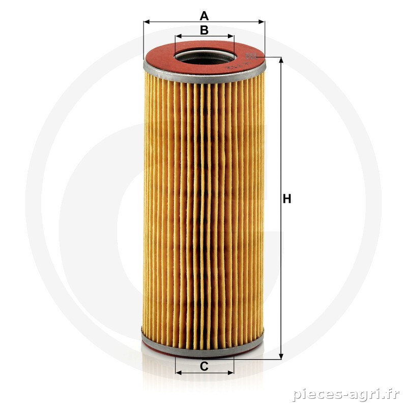 MANN FILTER Filtre à huile moteur vue 3