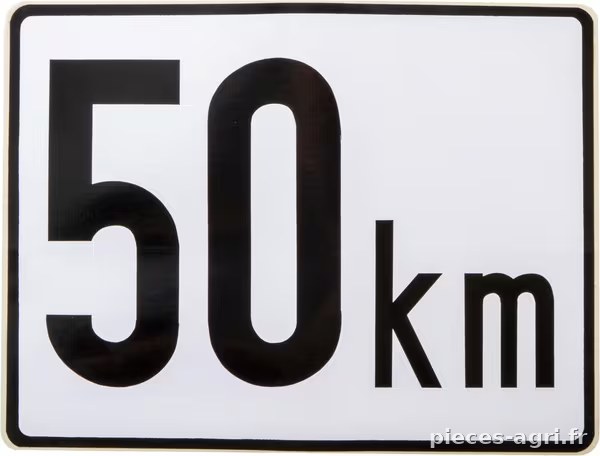 Panneau de signalisation en PV · réf. BF50A