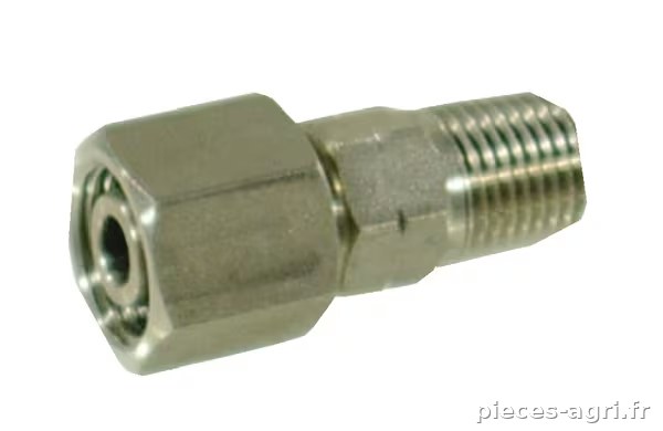Raccord 10 L 1/4 NPT Inox · réf. EGES10L14NPTRVS