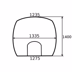 Vitre avant · réf. G931812041010N