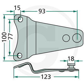 GRANIT Support de lame · réf. 525TF-012