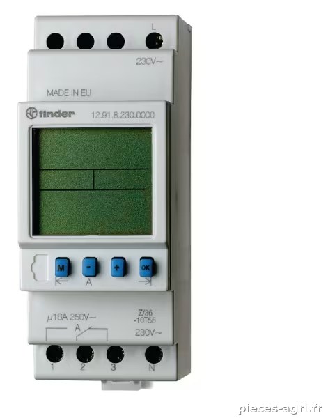Horloge 1 W, 230 V, 16 A · réf. 129182300000