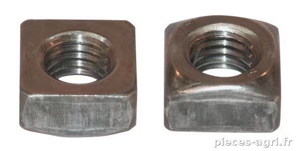 Écrou carré DIN557 M10x1.50 Acier inoxydable Kramp · réf. 55710RVS