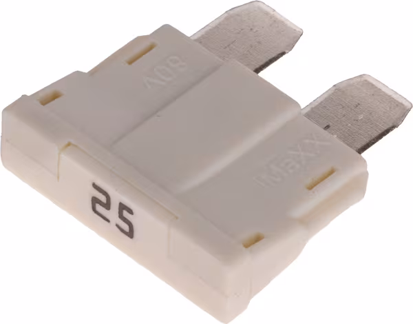 Fusible à lame standard 80V 25A blanc paquet de 10x Kramp · réf. FS1825KR
