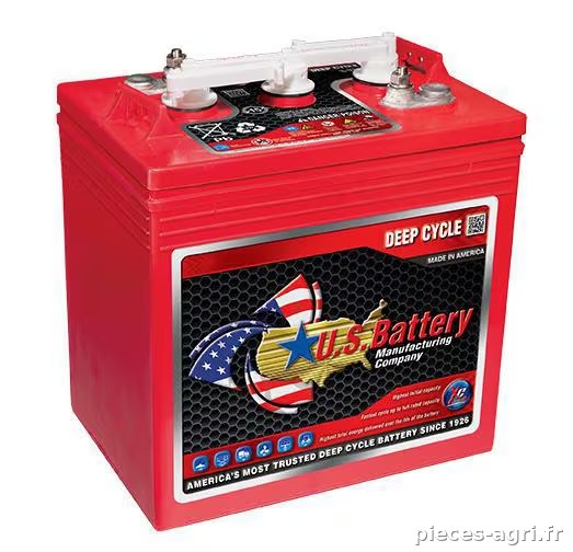 Batterie de loisir 6V - 251Ah/C20, Deep Cycle Wet, U.S. Battery · réf. PB6244
