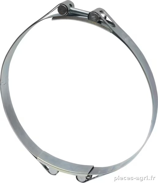 Collier de serrage, 240-250 mm double boulon, double bande DIN912 zingué Kramp · réf. DBHC240250