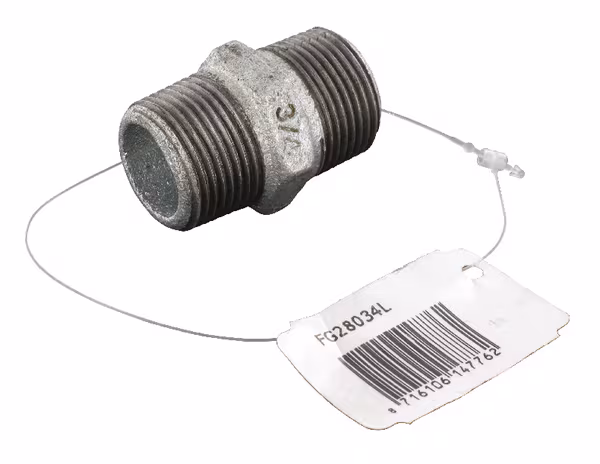 Double raccord zin. mâle 3/4" · réf. FG28034L