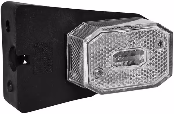 Feu de position Flexipoint, blanc avec œillet, 12 volts, avec support · réf. 316569037
