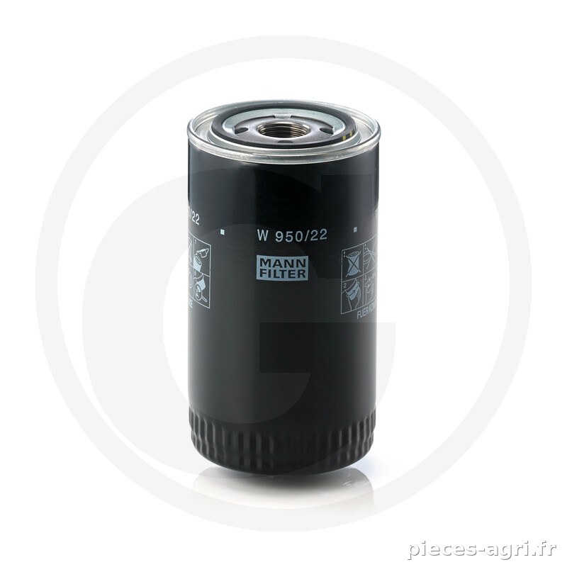 MANN FILTER Filtre à huile vue 2