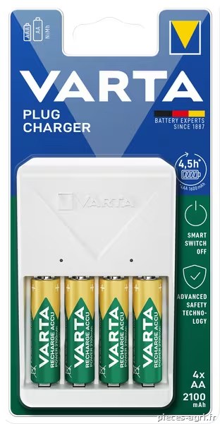 Fiche chargeur batterie · réf. VT57657