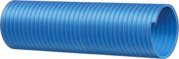 Tuyau en PVC bleu/rouge 6" · réf. 6000800Z