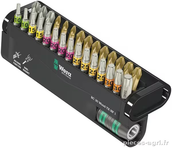 Jeu de 30 embouts bois TX HF 1 · réf. 05057436001