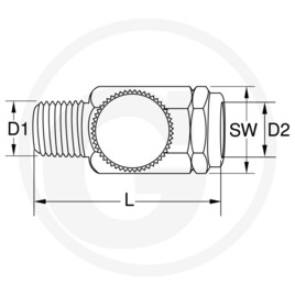 KS Tools 1/4" Régulateur, laiton, 11x13mm · réf. 7885153365