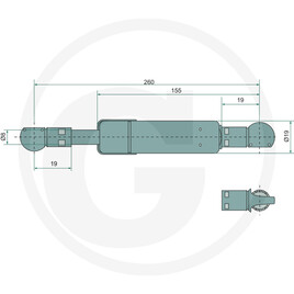 Stabilus Amortisseurs à gaz vue 2