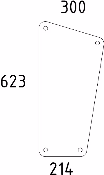 Vitre de cabine · réf. 04340331N