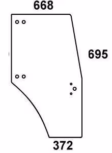 Vitre de porte · réf. 0097701050N