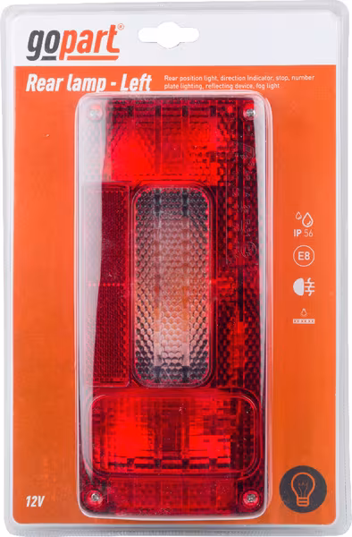 Feu arrière rectangle gauche câblé · réf. LA45033L