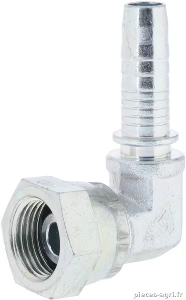 Raccord sertir DN10-3/8BSP 90° · réf. PF10690S