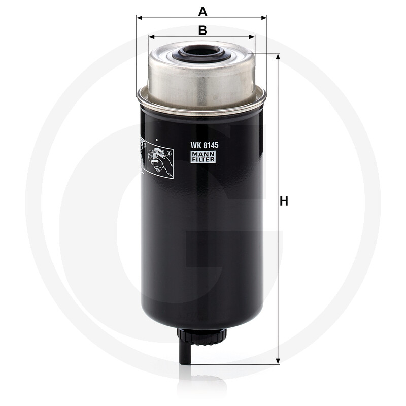 MANN FILTER Filtre à carburant vue 3