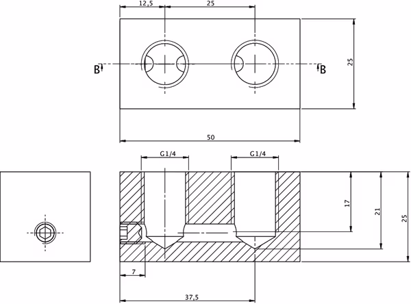 Bloc distributeur simple CWP vue 2