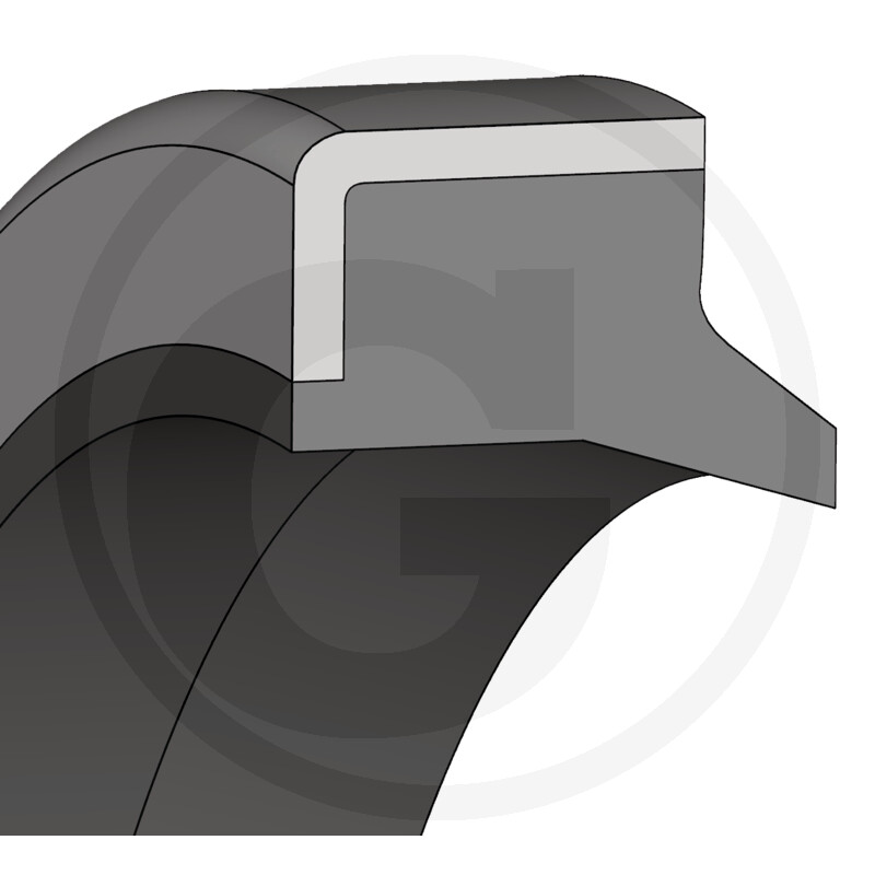 GRANIT Joint racleur simple lèvre en NBR vue 3