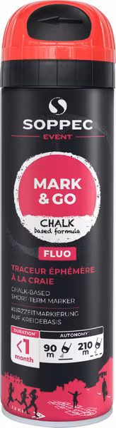 Spray de marquage rouge MARK &amp;GO 500ml · réf. PA182013