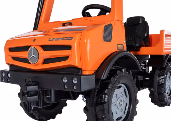Unimog, Orange, Véhicule de service vue 3