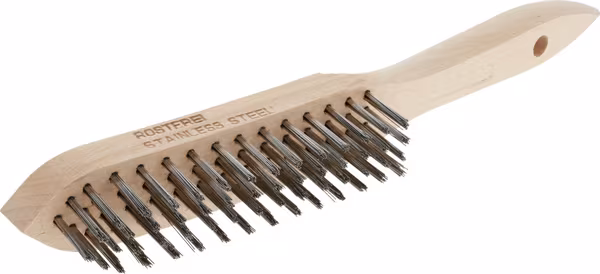 Brosse métallique en acier inoxydable 3 rangs · réf. HG301A3RVSKR