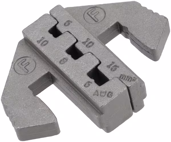 Jeu de matrices de sertissage pour cosses isolées (AWG moyen) (6-16 mm²) · réf. LAT2000FKR