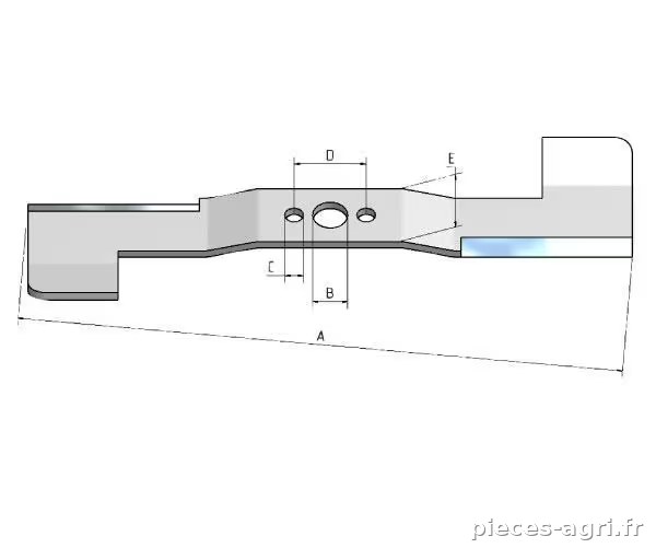 Couteau droit · réf. 80520VK1003