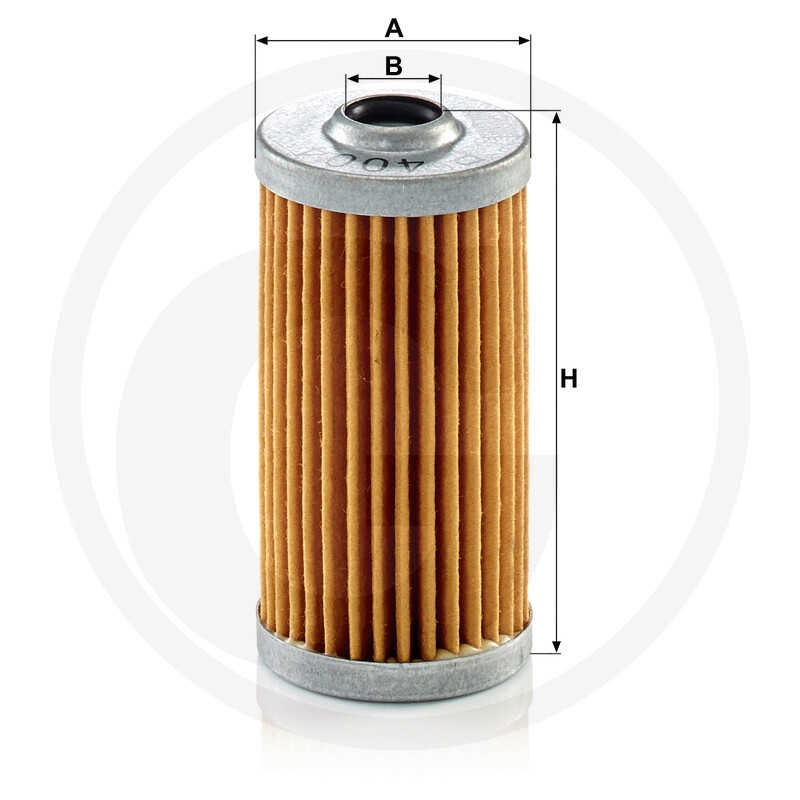 MANN FILTER Élément de filtre à carburant vue 3