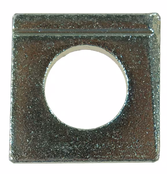 Rondelle conique carrée M16x32x5.9/3mm, Acier zingué DIN 434 Kramp · réf. 43416